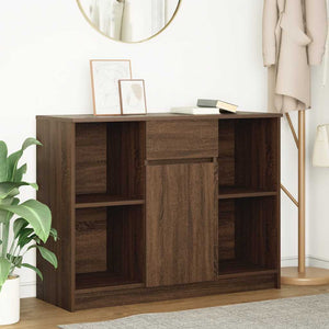 Sideboard Braun Eichen-Optik 101x35x76 cm