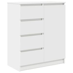 Weißes Sideboard mit Schubladen 71x35x84 cm