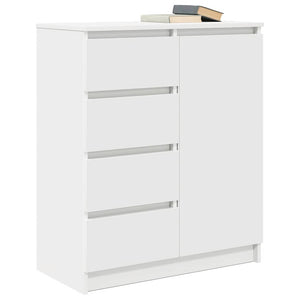 Weißes Sideboard mit Schubladen 71x35x84 cm