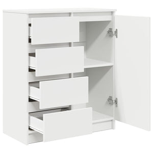 Weißes Sideboard mit Schubladen 71x35x84 cm