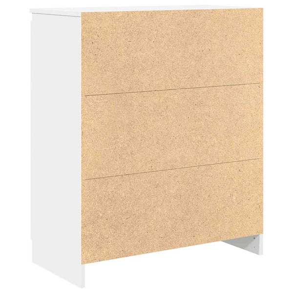 Weißes Sideboard mit Schubladen 71x35x84 cm