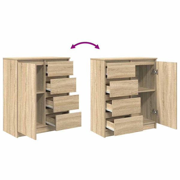 Sonoma Eiche Sideboard mit Schubladen