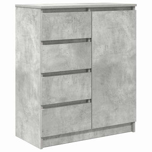 Sideboard Betongrau mit Schubladen
