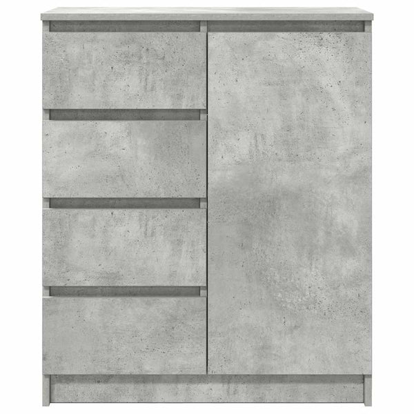 Sideboard Betongrau mit Schubladen