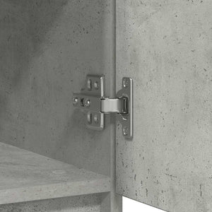 Sideboard Betongrau mit Schubladen