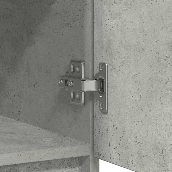 Sideboard Betongrau mit Schubladen