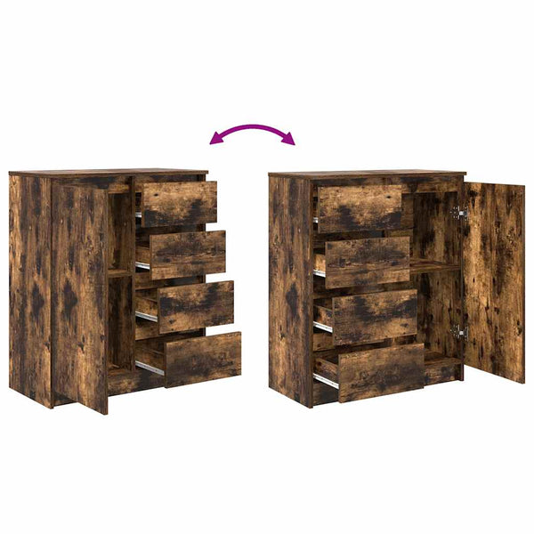 Sideboard Räuchereiche mit Schubladen 71x84 cm