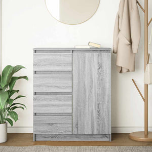 Sideboard Grau Sonoma mit Schubladen 71x84 cm