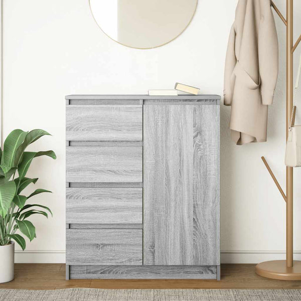 Sideboard Grau Sonoma mit Schubladen 71x84 cm