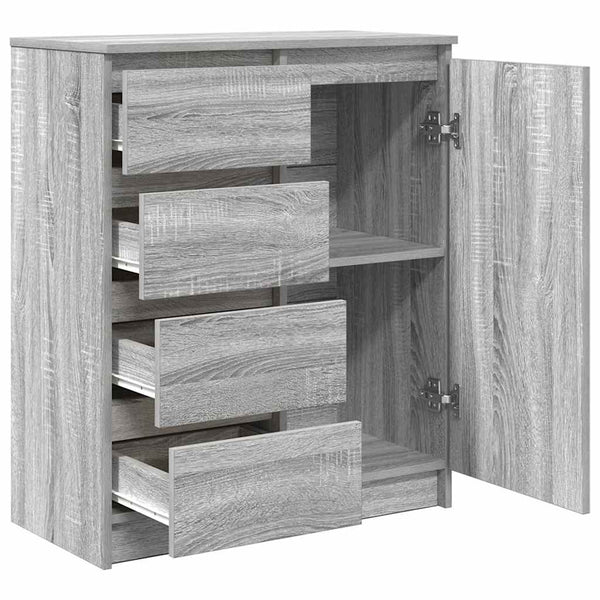 Sideboard Grau Sonoma mit Schubladen 71x84 cm