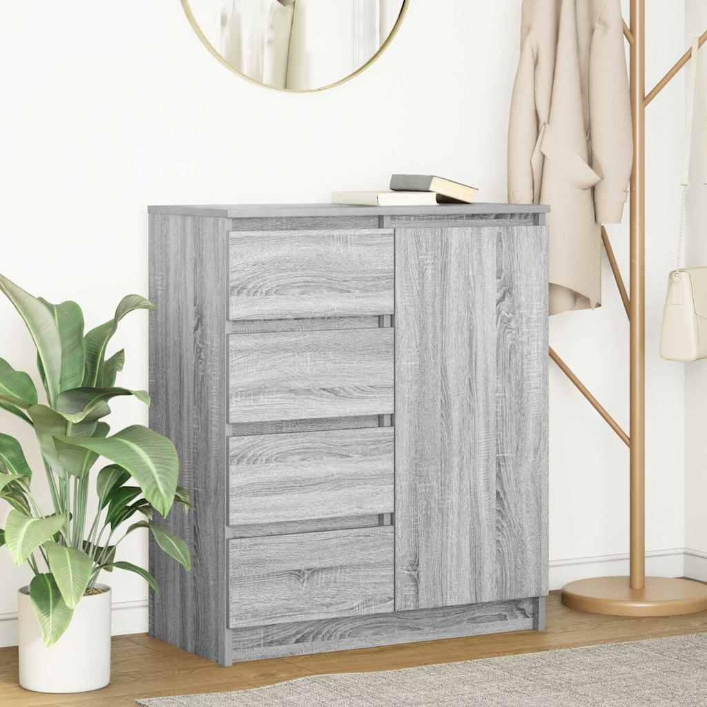 Sideboard Grau Sonoma mit Schubladen 71x84 cm
