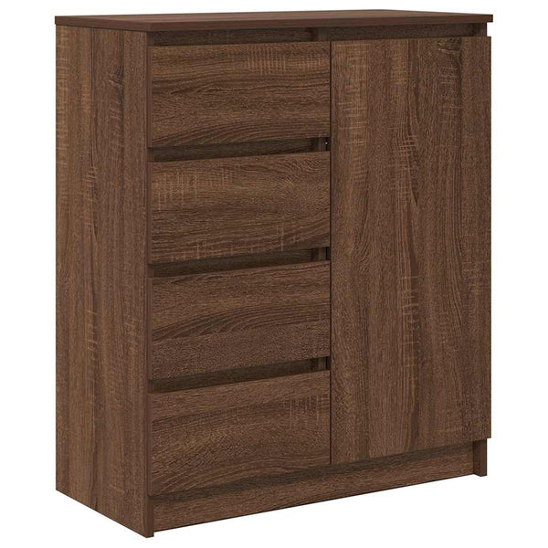 Sideboard Braun Eichen-Optik 71x35x84 cm