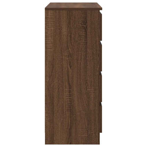 Sideboard Braun Eichen-Optik 71x35x84 cm