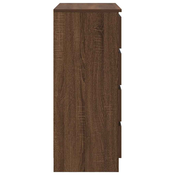 Sideboard Braun Eichen-Optik 71x35x84 cm