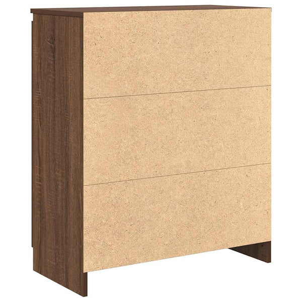 Sideboard Braun Eichen-Optik 71x35x84 cm