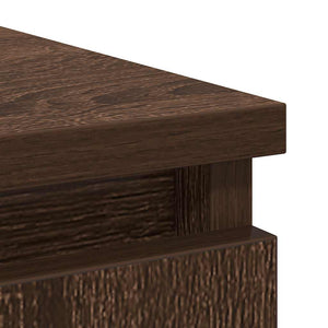 Sideboard Braun Eichen-Optik 71x35x84 cm