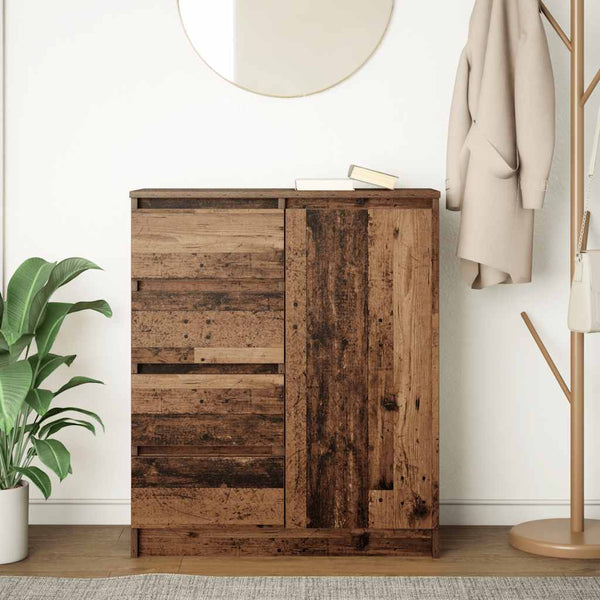 Sideboard Altholz-Optik mit Schubladen