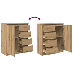 Sideboard Artisan-Eiche mit Schubladen 71x35x84cm