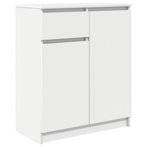 Weißes Sideboard mit Schublade 71x35x84 cm