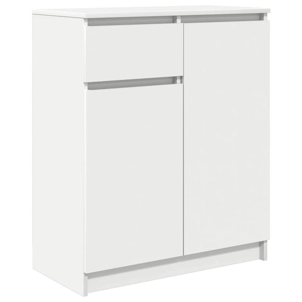 Weißes Sideboard mit Schublade 71x35x84 cm