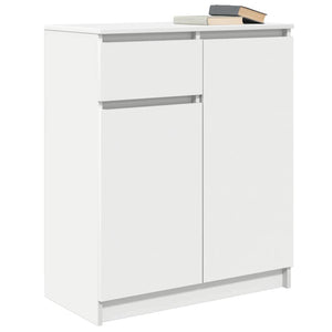 Weißes Sideboard mit Schublade 71x35x84 cm