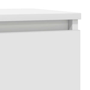 Weißes Sideboard mit Schublade 71x35x84 cm
