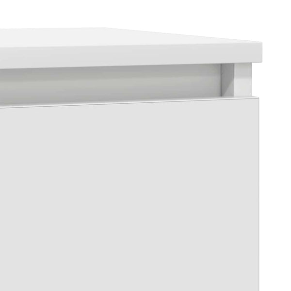 Weißes Sideboard mit Schublade 71x35x84 cm