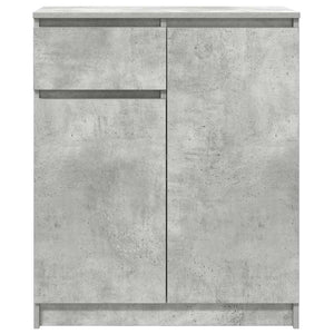 Betongraues Sideboard mit Schublade 71x35x84 cm