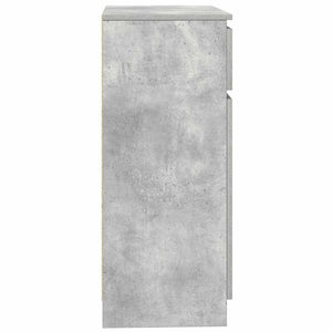 Betongraues Sideboard mit Schublade 71x35x84 cm