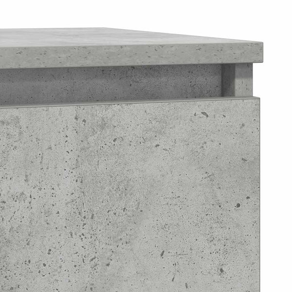Betongraues Sideboard mit Schublade 71x35x84 cm