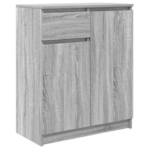 Graues Sideboard mit Schublade 71x35x84 cm