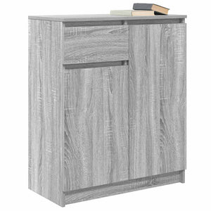 Graues Sideboard mit Schublade 71x35x84 cm