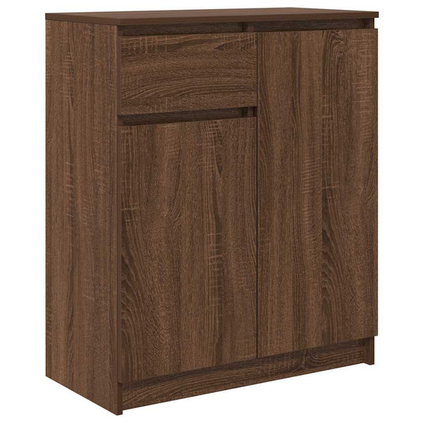 Sideboard Braun Eichen-Optik 71x35x84 cm