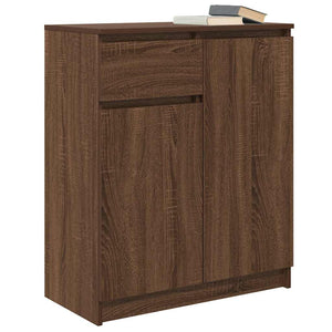 Sideboard Braun Eichen-Optik 71x35x84 cm