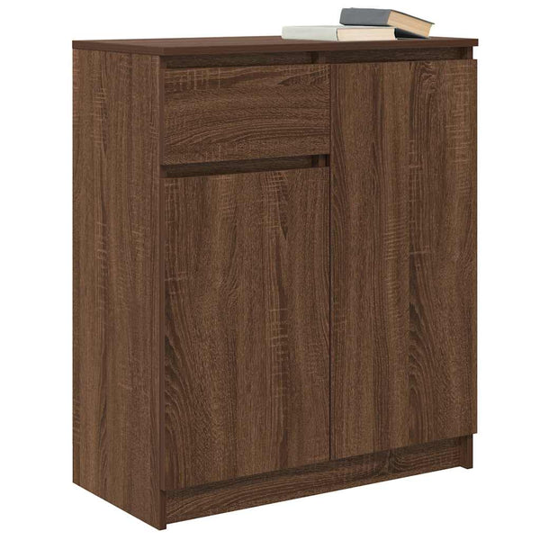 Sideboard Braun Eichen-Optik 71x35x84 cm