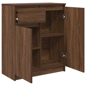 Sideboard Braun Eichen-Optik 71x35x84 cm