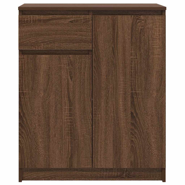 Sideboard Braun Eichen-Optik 71x35x84 cm