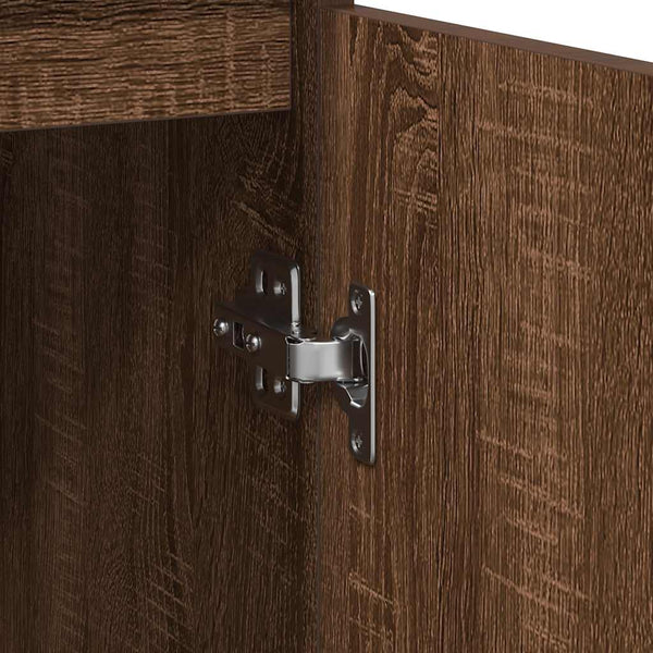 Sideboard Braun Eichen-Optik 71x35x84 cm