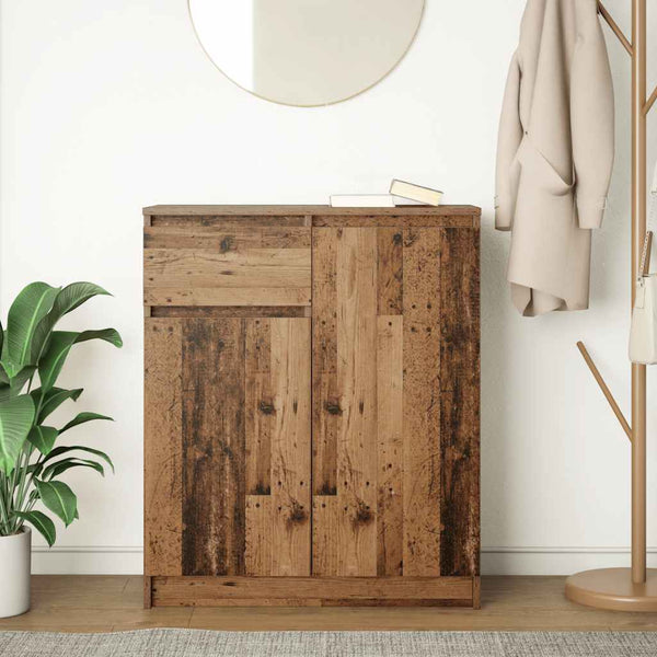 Sideboard mit Schublade, Altholz-Optik