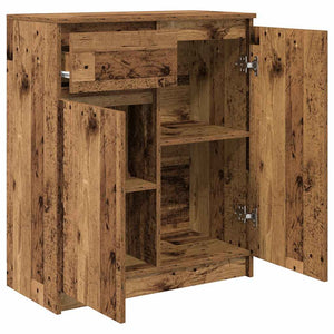 Sideboard mit Schublade, Altholz-Optik