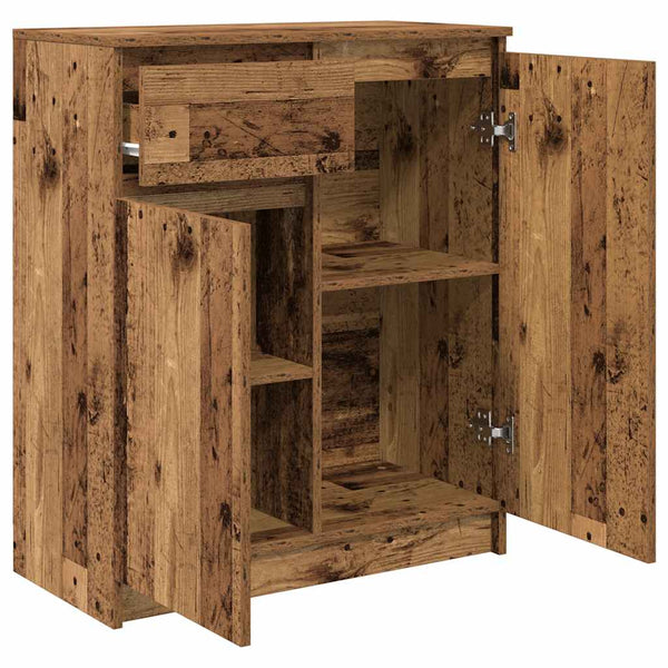 Sideboard mit Schublade, Altholz-Optik