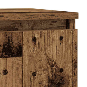 Sideboard mit Schublade, Altholz-Optik
