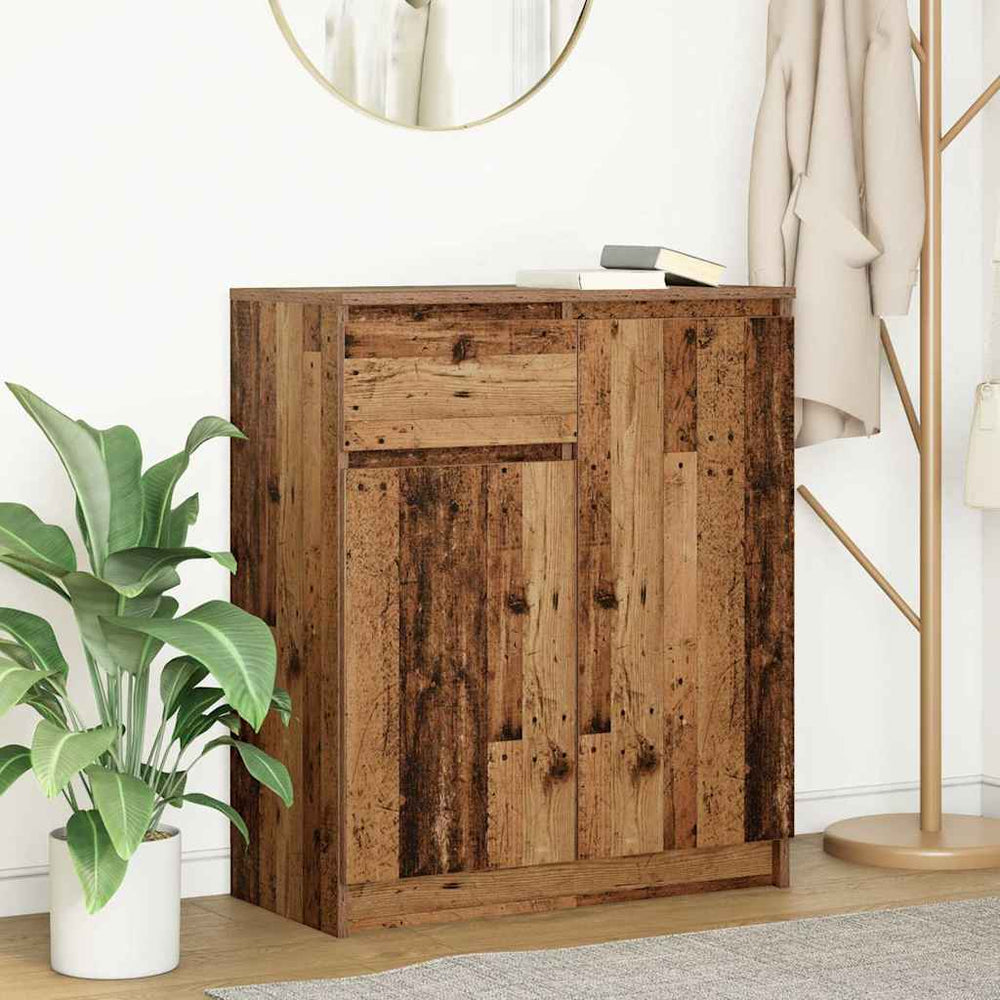 Sideboard mit Schublade, Altholz-Optik