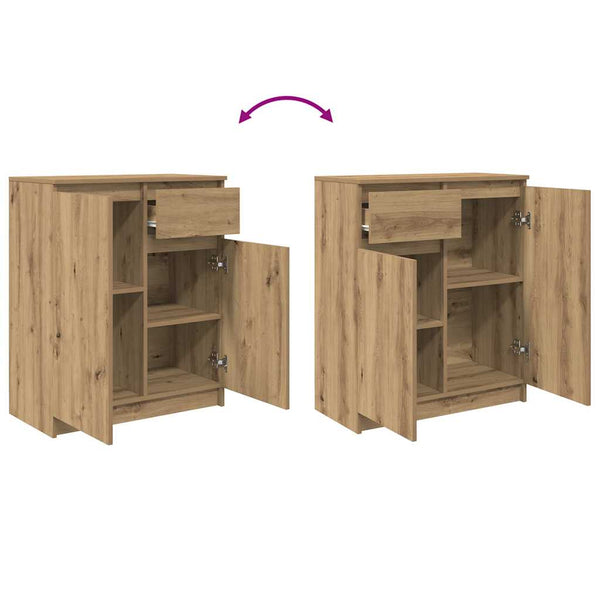 Sideboard Artisan-Eiche 71x35x84 cm