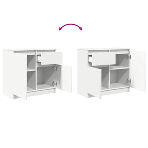 Sideboard Weiß mit Schublade 71x65 cm
