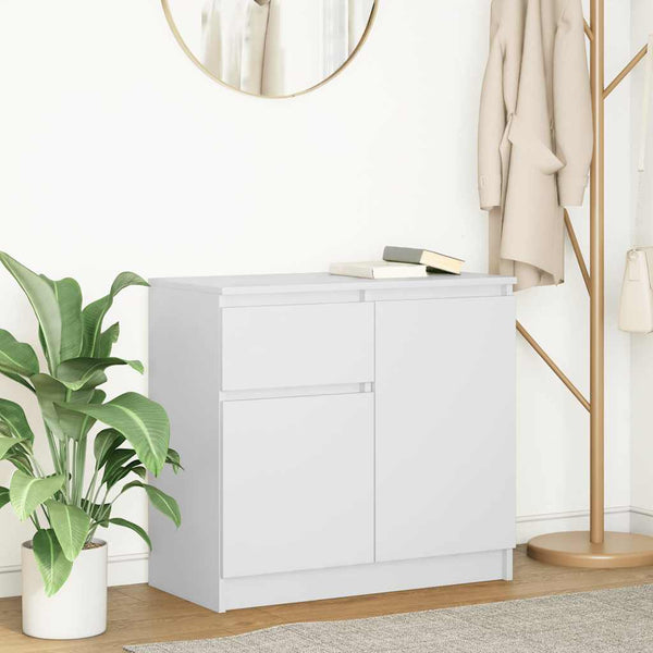 Sideboard Weiß mit Schublade 71x65 cm