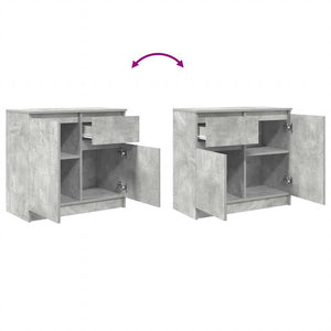 Sideboard Betongrau 71x35x65 cm