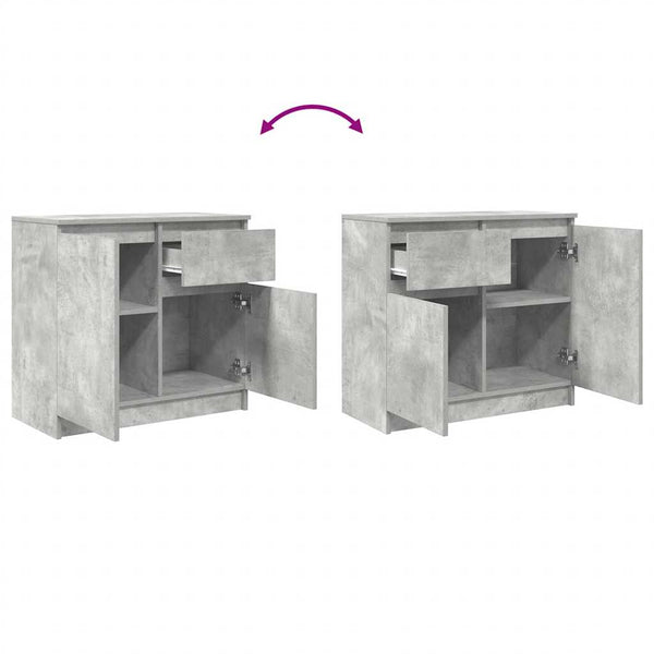Sideboard Betongrau 71x35x65 cm