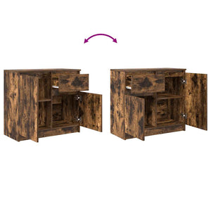 Sideboard Räuchereiche mit Schublade 71 cm