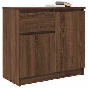 Sideboard Braun Eichen-Optik 71x35x65 cm